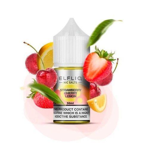 Набір для самозамісу ELFLIQ 30 ml 65 mg Strawberry Cherry Lemon (Полуниця вишня лимон) 221 фото