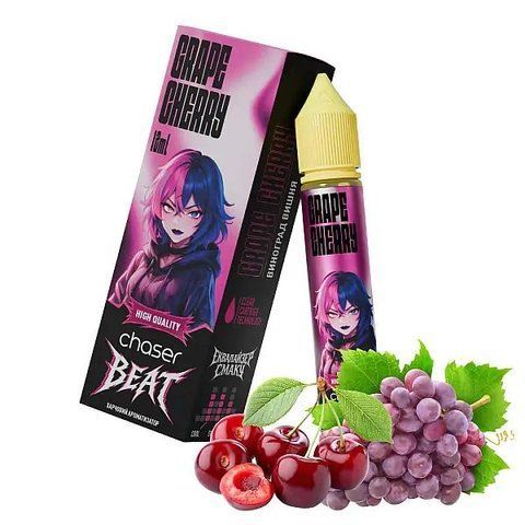 Набір для самозамісу Chaser Beat 30 ml 65 mg Grape Cherry (Виноград Вишня) 07 фото