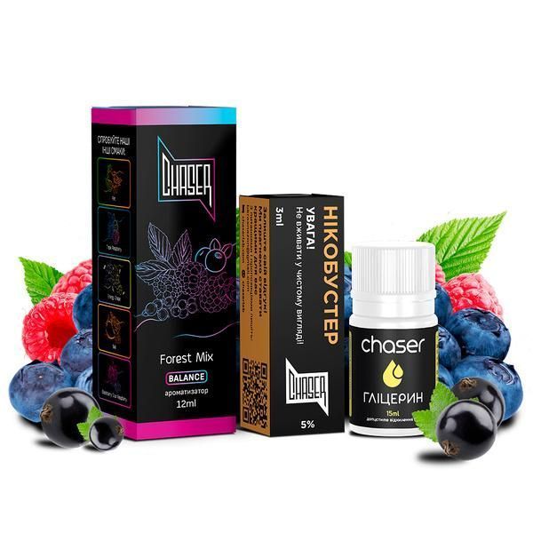 Набір для самозамісу Chaser Black 30 ml 50 mg Forest Mix (Лісовий мікс)  1572 фото